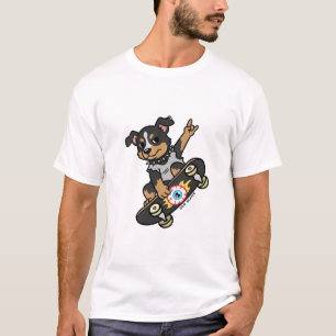 Camiseta Liberte a Atitude com os "Cachorros Skates" 