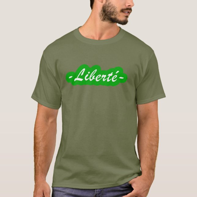 Camiseta Liberte em francês (Frente)