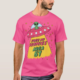 Camiseta Liberte Minha Área De Casas 51 Funn De Alienígena