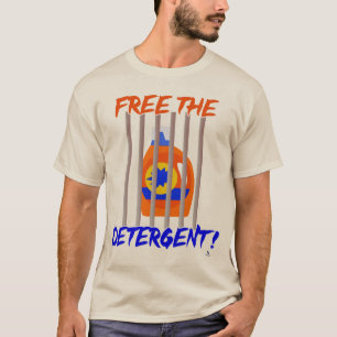 Camiseta Liberte o Slogan da Lavagem Engraçada Detergente