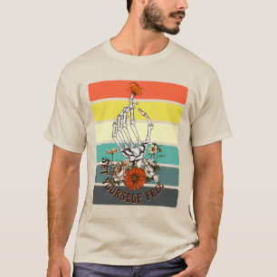 Camiseta Liberte-Se - Flores De Esqueleto Borboleta Str
