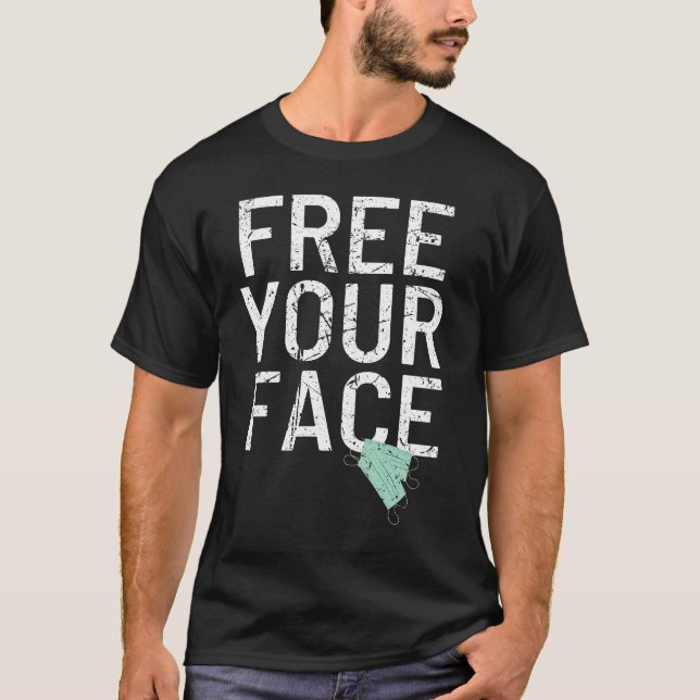 Camiseta Liberte Seu Mandato Anti-Máscara (Frente)