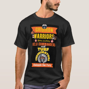 Camiseta Libertem as Feras do Gridiron: Personalize a Parte