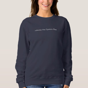 Camiseta "Libertem os arquivos de Epstein"