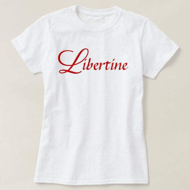 Camiseta Libertina (Frente do Design)