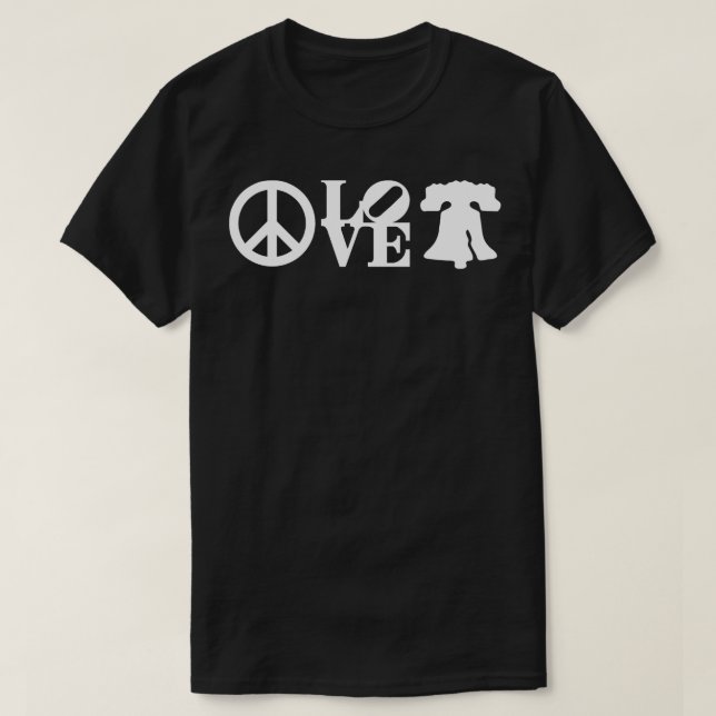 Camiseta Liberty Bell Philly Love Philadelphia PA Especial  (Frente do Design)