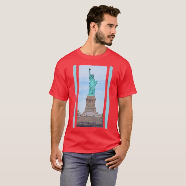 Camiseta Liberty Enlightening the World Lazarus Poem (Frente Completa)