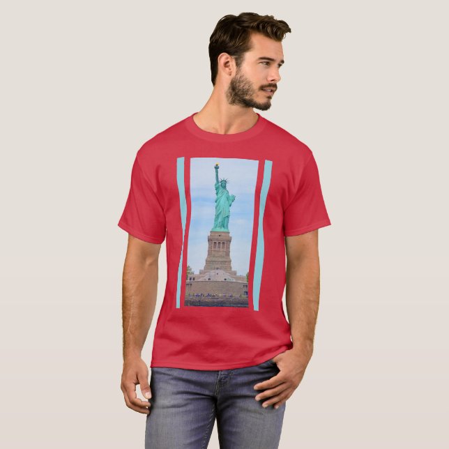 Camiseta Liberty Enlightening the World Lazarus Poem (Frente Completa)