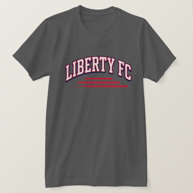 Camiseta Liberty FC Navy Star Tee Premium Futebol  (Frente do Design)