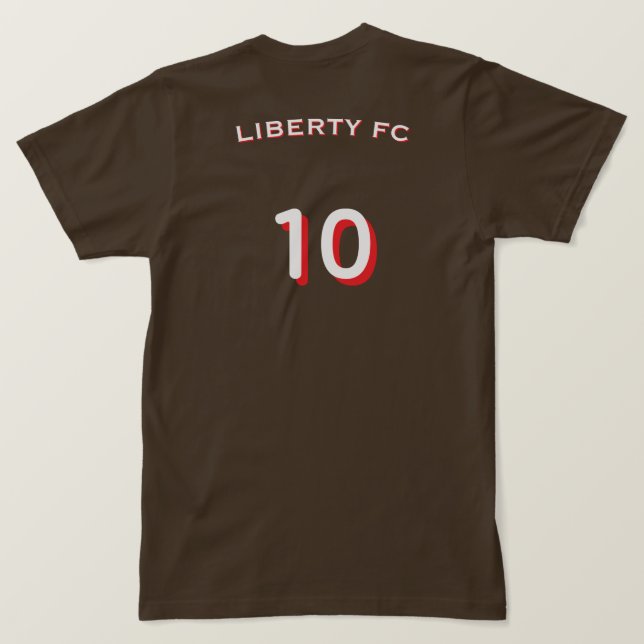 Camiseta Liberty FC Navy Star Tee Premium Futebol  (Verso do Design)