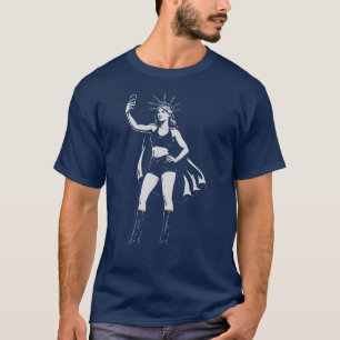 Camiseta Liberty Selfie: Snaps de Estátua