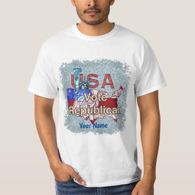 Camiseta Liberty Vote Republicano (Frente)