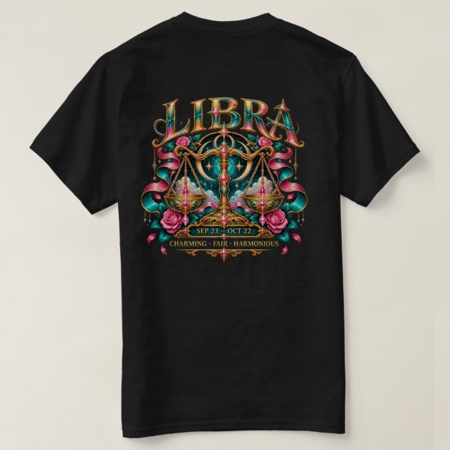 Camiseta Libra (Verso do Design)