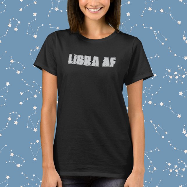 Camiseta Libra AF Bold Zodiac (Criador carregado)