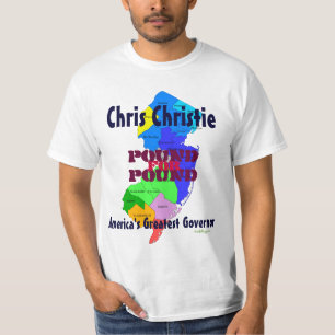 Camiseta Libra de Chris Christie para o t-shirt da libra