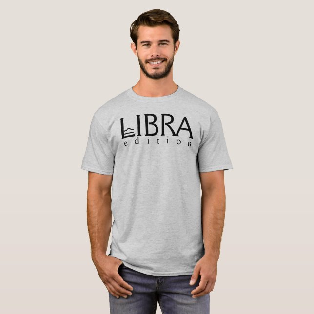 Camiseta Libra Edition com símbolo T-Shirt (Frente Completa)