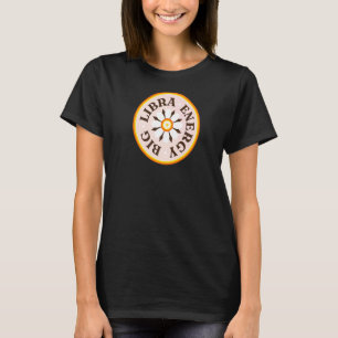 Camiseta Libra Retro Vintage Lettering Astrologia Zodiac