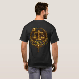 Camiseta Libra Único Signo do zodíaco, signo estel
