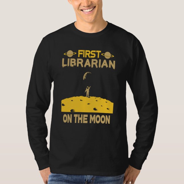 Camiseta Librarian On The Moon (Frente)