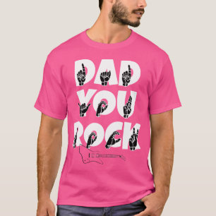 Camiseta Libras Língua Americana de Sinais Pai Você é demai