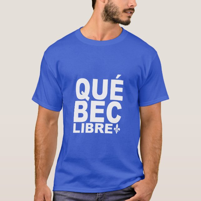 Camiseta Libre de Québec (Frente)