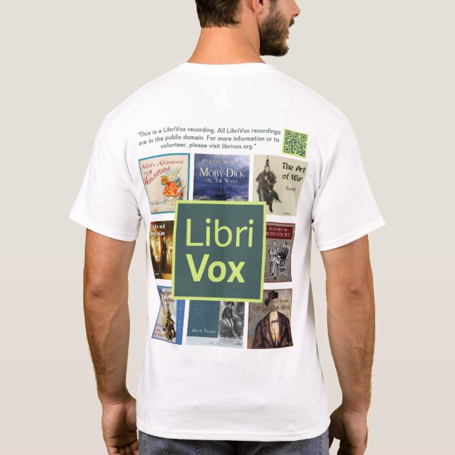 Camiseta LibriVox - Estilo 2 (Verso)
