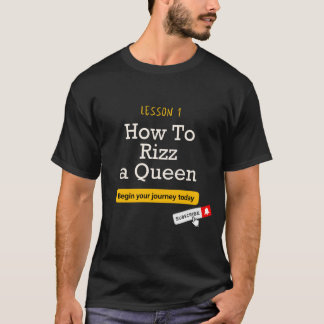 Camiseta Lição 1 - Como curtir uma rainha - Escuro