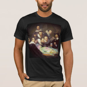 Camiseta Lição de Anatomia do Dr. Nicolaes Tulp Mens Modern