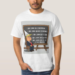 Camiseta Lição de Aprendizado de Dunce Trump