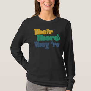 Camiseta Lição de Gramática Inglesa Lá Eles são Professores
