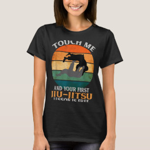 Camiseta Lição de Jiu Jitsu Touch Ft é engraçada Brasileira