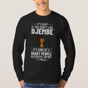 Camiseta Lição de Música Instrumental de Tambor Djembe Joga