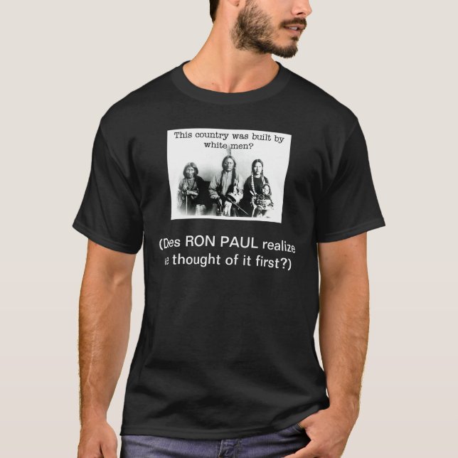 Camiseta Lição histórica para Ron Paul (Frente)