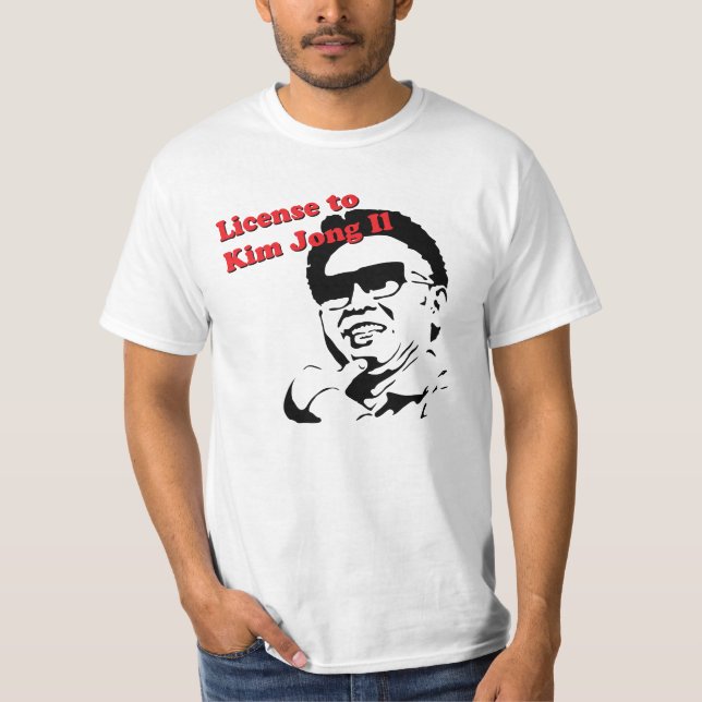 Camiseta Licença a Kim Jong-il (Frente)