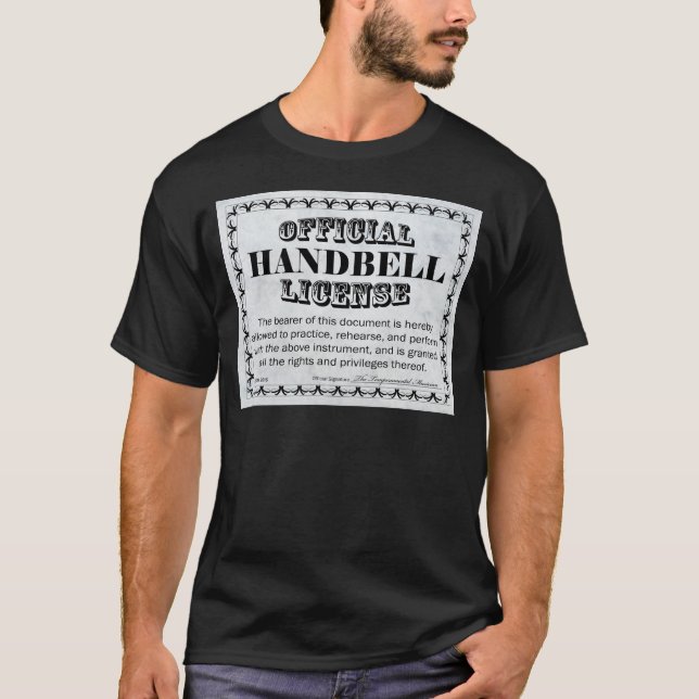 Camiseta Licença de Handbell (Frente)