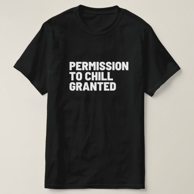 Camiseta Licença de T-Shirt Concedidos (Frente do Design)