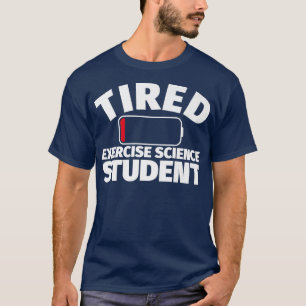 Camiseta Licença para Estudantes de Ciência de Exercício Ca