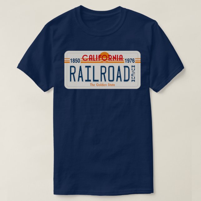 Camiseta Licenças do California State Railroad Museum Calif (Frente do Design)