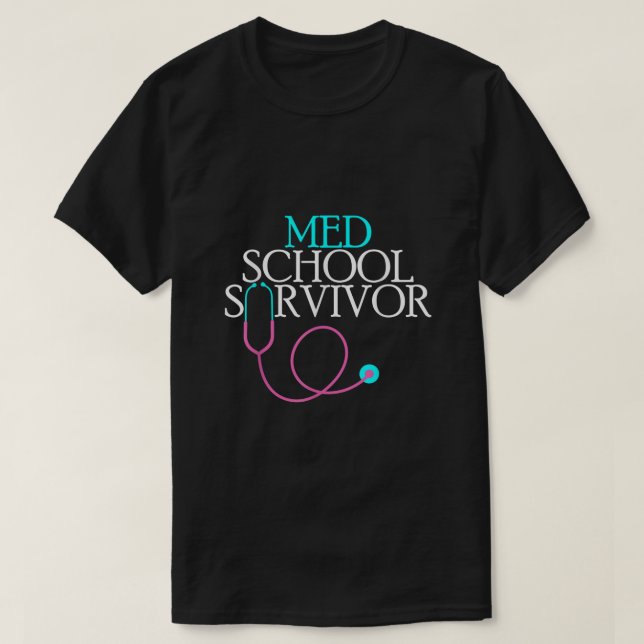 Camiseta Licenciação de Formando para Estudantes Médicos da (Frente do Design)