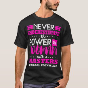 Camiseta Licenciação de Mestrados de Aconselhamento Escol