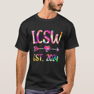 Camiseta Licenciação Tie Dye Lcsw Soc Clínica Licenciada 20