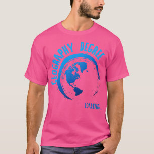 Camiseta Licenciado de Geografia Carregando Professor Aluno
