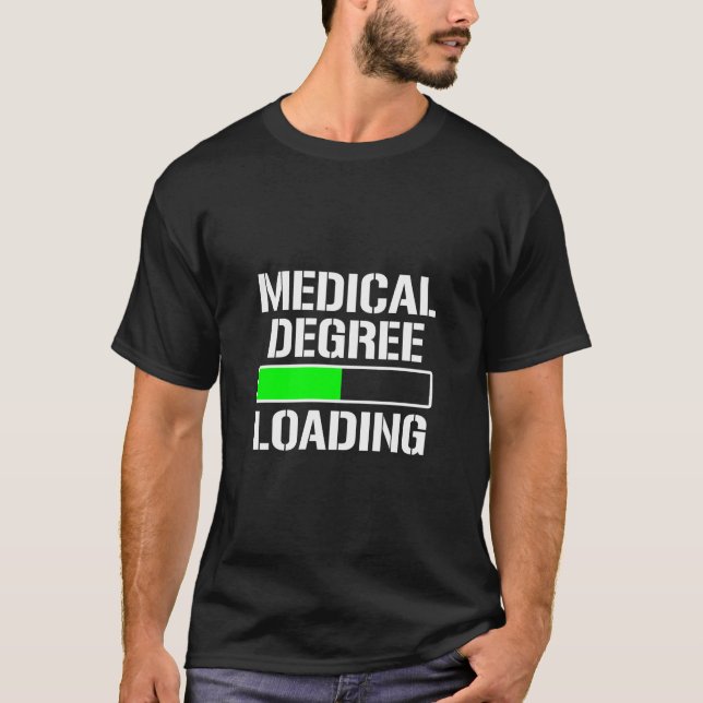 Camiseta Licenciado Médico Carregando Engraçados Estudantes (Frente)
