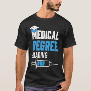 Camiseta Licenciado Médico Carregando Estudantes da Escola 