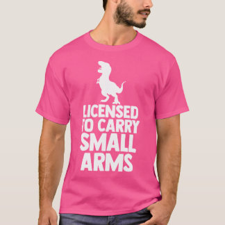 Camiseta Licenciado Para Carregar De Pequenas Armas Engraça