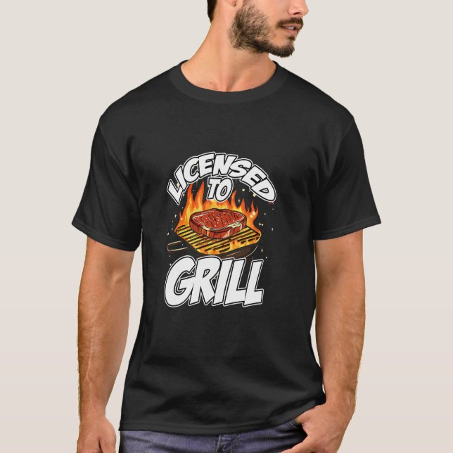 CAMISETA LICENCIADO PARA GRILLAR (Frente)