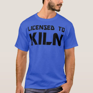 Camiseta Licenciado para matar professor de cerâmica de art