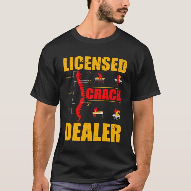 Camiseta Licenciado para o "Crack Dealer Bone Doctor Profis (Frente)