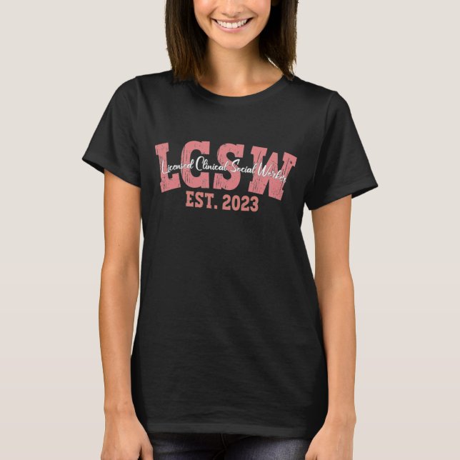 Camiseta Licenciatura em Licença 2023, Trabalho Clínico Soc (Frente)