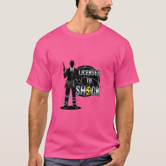 Camiseta Licensed to Shock – Certified Electrician T-Shirt